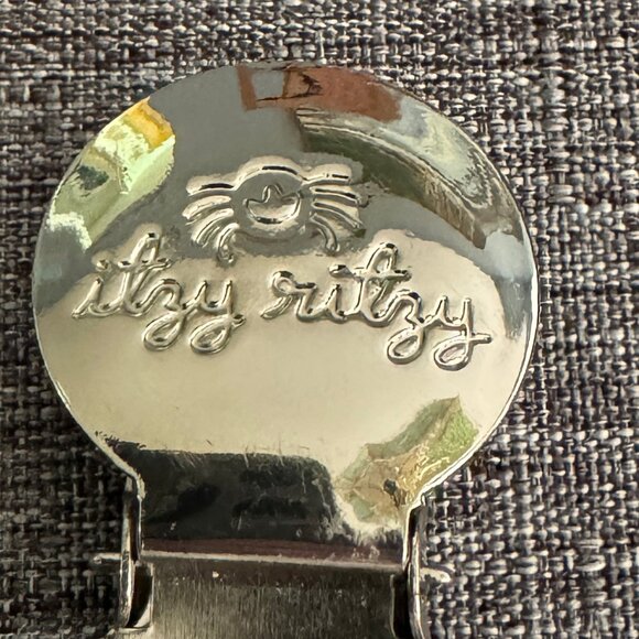 ITZY RITZY 3 pacificer straps - 2 cloth, 1 silicone approx. 9.5” ea plus teether - Picture 4 of 4